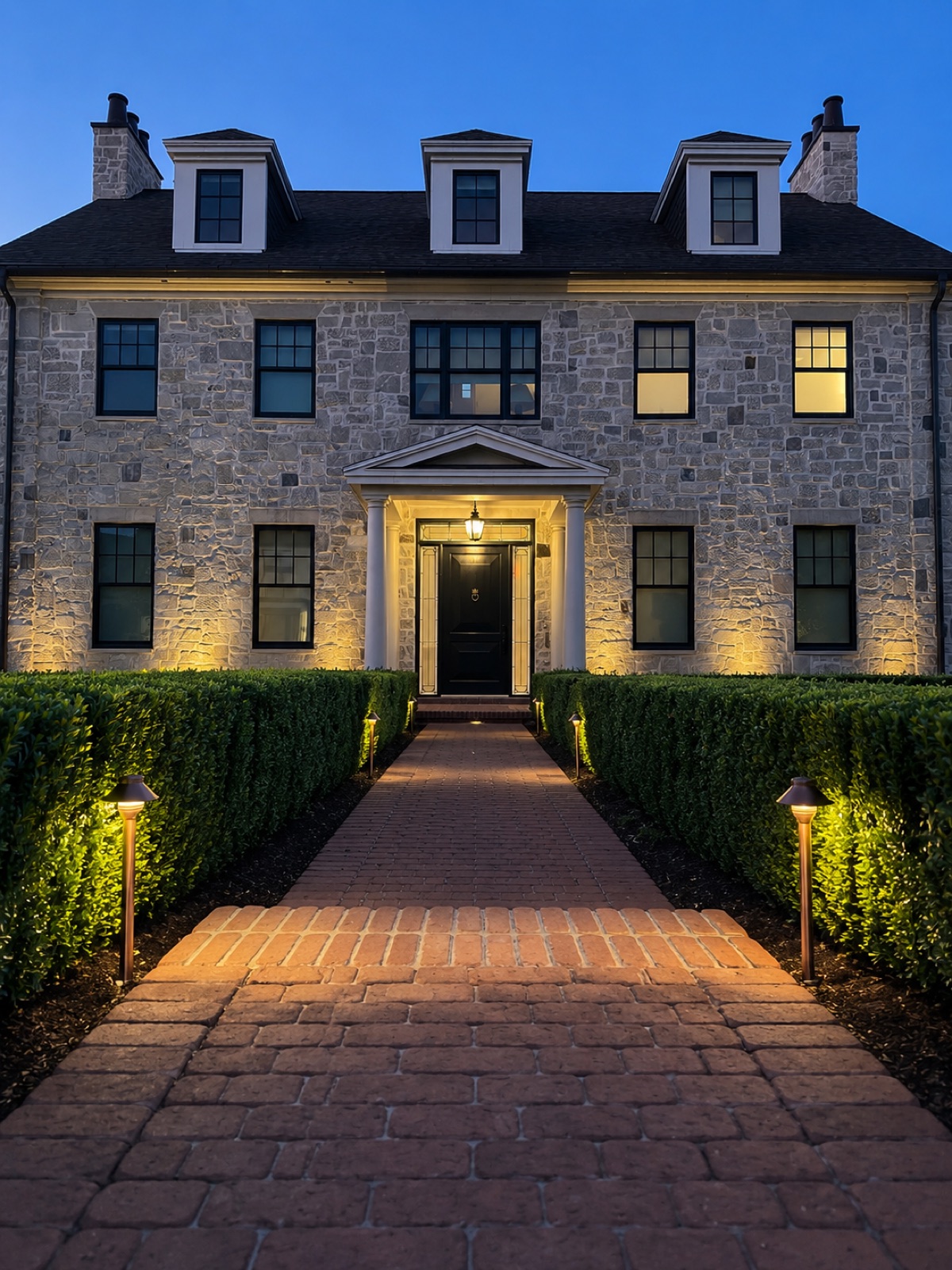 Beautiful Utah landscape lighting